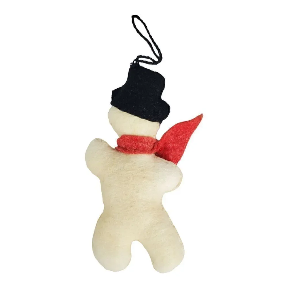 Handmade Christmas Ornaments Lot of 7  Snowman Drummer Boy Angel Holiday Cloth